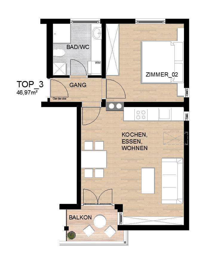 施伦斯Haus Kapell公寓 外观 照片